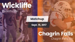 Matchup: Wickliffe High vs. Chagrin Falls  2017