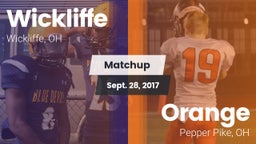 Matchup: Wickliffe High vs. Orange  2017
