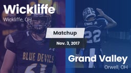 Matchup: Wickliffe High vs. Grand Valley  2017