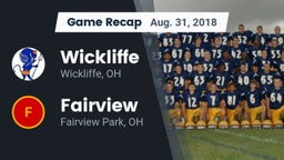 Recap: Wickliffe  vs. Fairview  2018