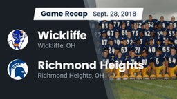Recap: Wickliffe  vs. Richmond Heights  2018