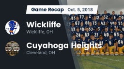 Recap: Wickliffe  vs. Cuyahoga Heights  2018