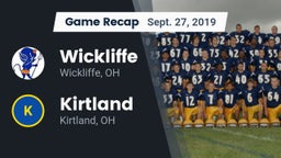 Recap: Wickliffe  vs. Kirtland  2019