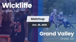 Matchup: Wickliffe High vs. Grand Valley  2019