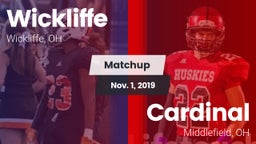 Matchup: Wickliffe High vs. Cardinal  2019
