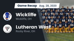 Recap: Wickliffe  vs. Lutheran West  2020