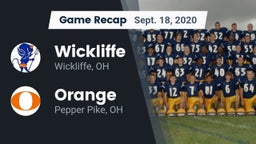 Recap: Wickliffe  vs. Orange  2020