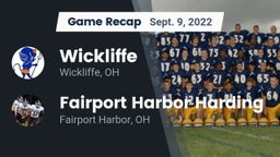 Recap: Wickliffe  vs. Fairport Harbor Harding  2022