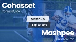 Matchup: Cohasset  vs. Mashpee  2016