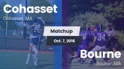Matchup: Cohasset  vs. Bourne  2016