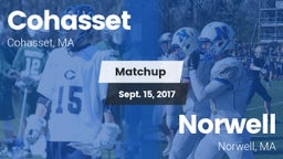 Matchup: Cohasset  vs. Norwell  2017