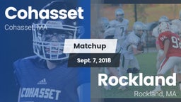 Matchup: Cohasset  vs. Rockland   2018