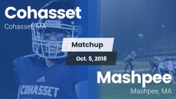 Matchup: Cohasset  vs. Mashpee  2018