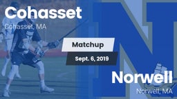 Matchup: Cohasset  vs. Norwell  2019