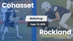 Matchup: Cohasset  vs. Rockland   2019