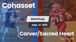 Matchup: Cohasset  vs. Carver/Sacred Heart  2019