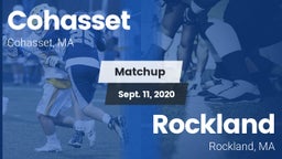Matchup: Cohasset  vs. Rockland  2020