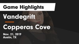 Vandegrift  vs Copperas Cove  Game Highlights - Nov. 21, 2019