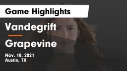 Vandegrift  vs Grapevine  Game Highlights - Nov. 18, 2021