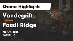 Vandegrift  vs Fossil Ridge  Game Highlights - Nov. 9, 2023