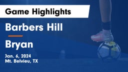 Barbers Hill  vs Bryan  Game Highlights - Jan. 6, 2024