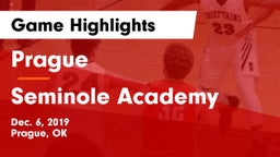 Prague  vs Seminole Academy  Game Highlights - Dec. 6, 2019