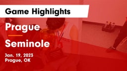 Prague  vs Seminole  Game Highlights - Jan. 19, 2023