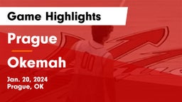 Prague  vs Okemah  Game Highlights - Jan. 20, 2024