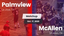 Matchup: Palmview  vs. McAllen  2020