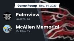 Recap: Palmview  vs. McAllen Memorial  2020