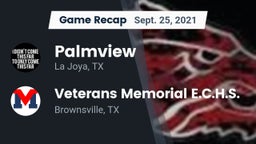 Recap: Palmview  vs. Veterans Memorial E.C.H.S. 2021