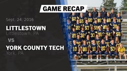 Recap: Littlestown  vs. York County Tech  2016