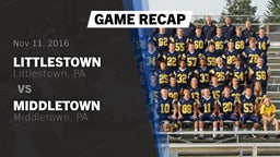 Recap: Littlestown  vs. Middletown  2016