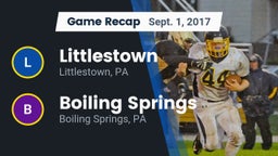 Recap: Littlestown  vs. Boiling Springs  2017