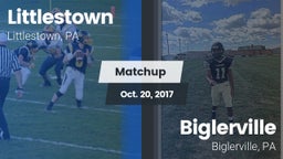 Matchup: Littlestown High vs. Biglerville  2017