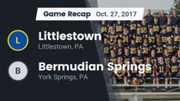 Recap: Littlestown  vs. Bermudian Springs  2017