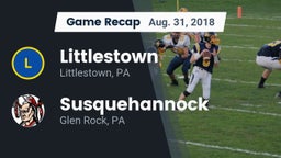 Recap: Littlestown  vs. Susquehannock  2018