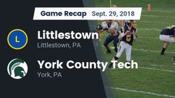 Recap: Littlestown  vs. York County Tech  2018