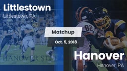 Matchup: Littlestown High vs. Hanover  2018
