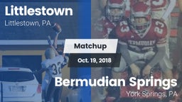 Matchup: Littlestown High vs. Bermudian Springs  2018