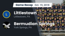 Recap: Littlestown  vs. Bermudian Springs  2018