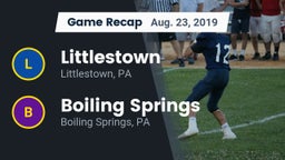 Recap: Littlestown  vs. Boiling Springs  2019