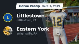 Recap: Littlestown  vs. Eastern York  2019