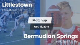 Matchup: Littlestown High vs. Bermudian Springs  2019
