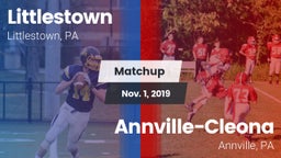 Matchup: Littlestown High vs. Annville-Cleona  2019