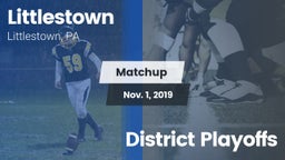 Matchup: Littlestown High vs. District Playoffs 2019