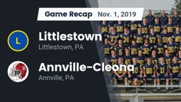 Recap: Littlestown  vs. Annville-Cleona  2019