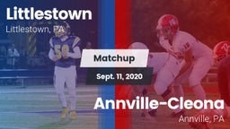 Matchup: Littlestown High vs. Annville-Cleona  2020