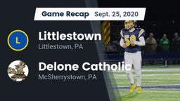 Recap: Littlestown  vs. Delone Catholic  2020