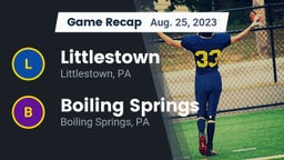 Recap: Littlestown  vs. Boiling Springs  2023